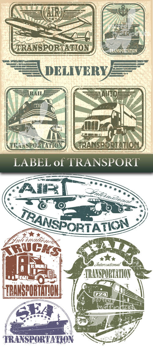 Label of transport