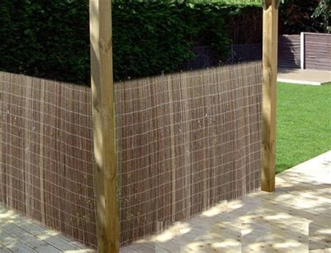 willow screening fence  gardens balconies