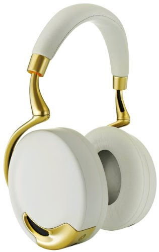  Parrot Zik by Starck Casque Audio avec Bluetooth NFC - Blanc/Or