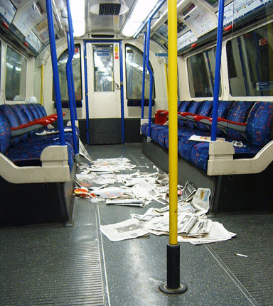 Piccadilly Line Litter