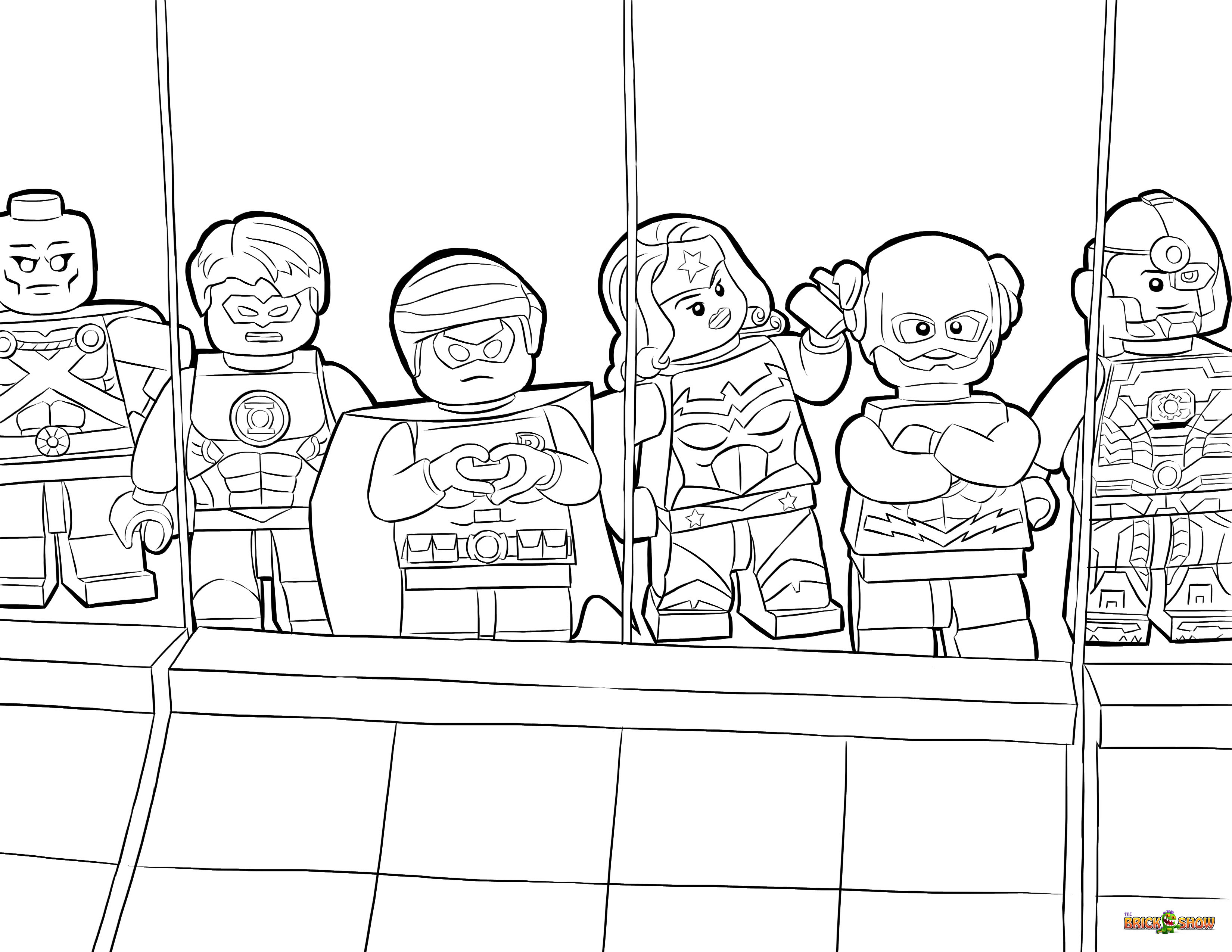 Lego batman coloring pages to download and print for free