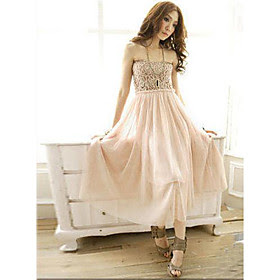 Kvinners Summer Elegant Dress