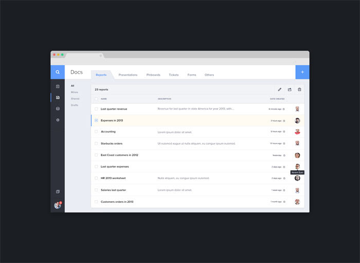 Dashboard UI Design