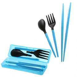 BDS - Travel Utensils Set (Chopstick, Spoon, and Fork)