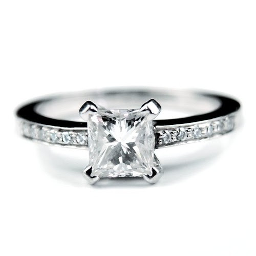Princess Cut Diamond Engagement Rings