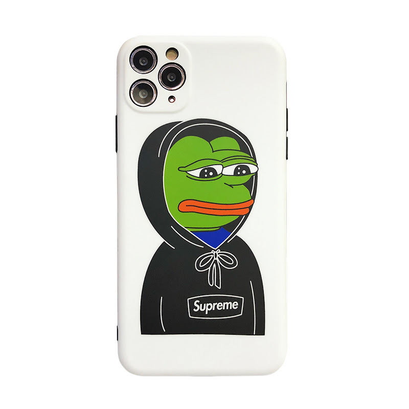 シュプリーム カエルのペペ Iphone12 12 Proケース ペアお揃い Supreme Iphone12mini 12pro Maxケース