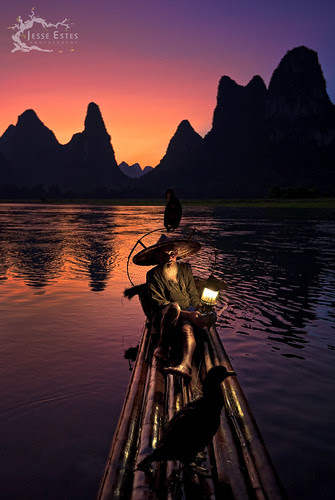 Guilin Fisherman por Jesse Estes