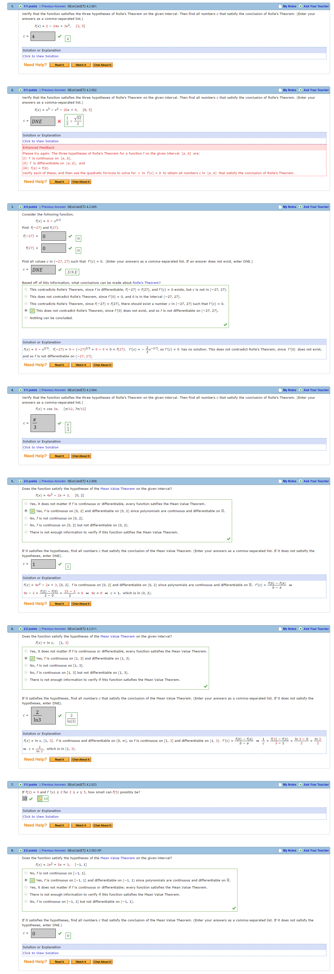 4 2 Webassign Answers