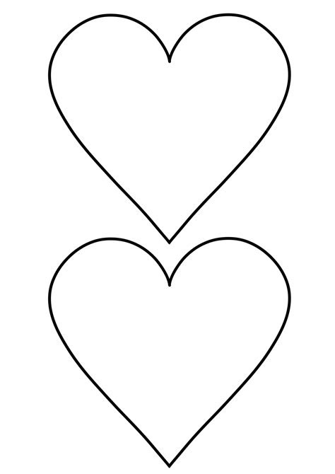  12 free printable heart templates cut outs freebie finding mom