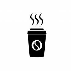 ホットコーヒー シルエット イラストの無料ダウンロードサイト シルエットac