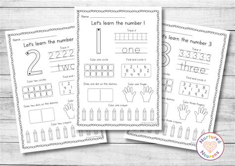  number sense worksheets 1 10 printable kindergarten pdf nurtured