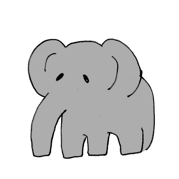 ぞうのぬいぐるみのイラスト かわいいフリー素材が無料のイラストレイン