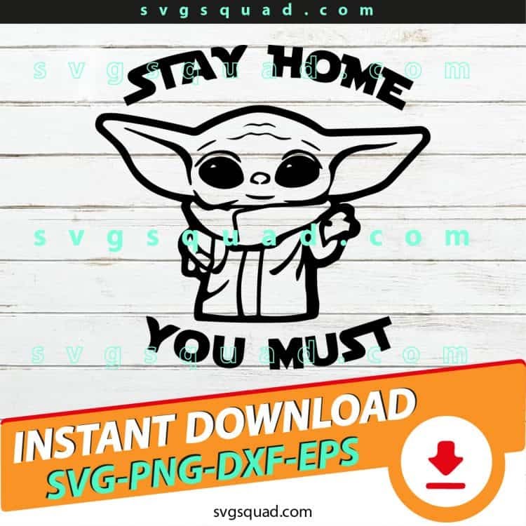Download Free 204 Baby Yoda Outline Svg SVG PNG EPS DXF File for Cricut, Silhouette and Other Machine