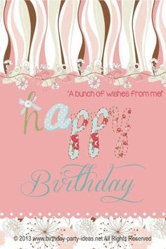 Flower theme birthday