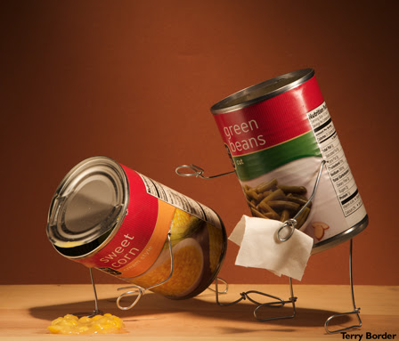 Funny bento objects by Terry Border - puking drunk