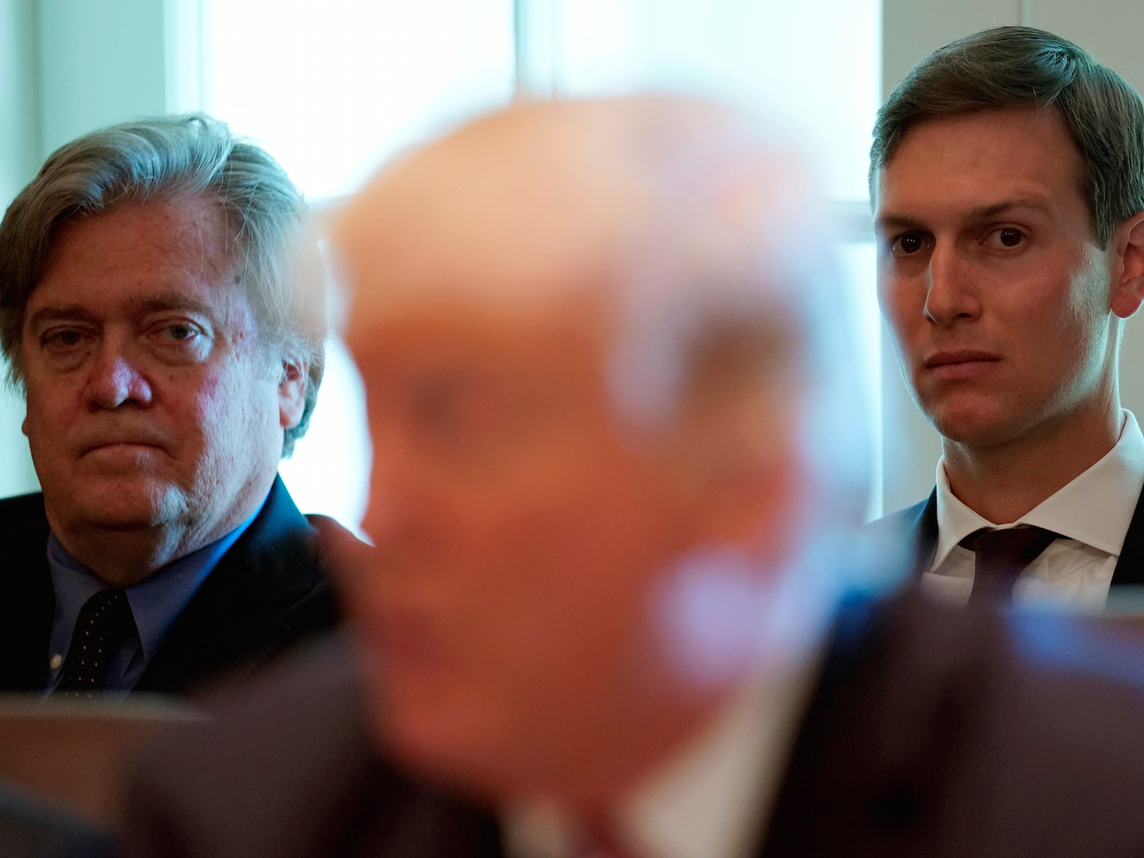 Trump, Bannon, Kushner