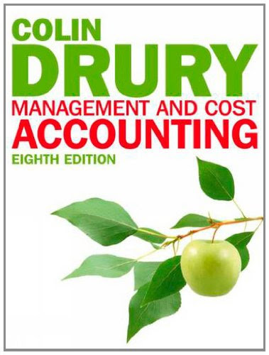 Management and Cost Accounting (with CourseMate and eBook Access Card), by Colin Drury