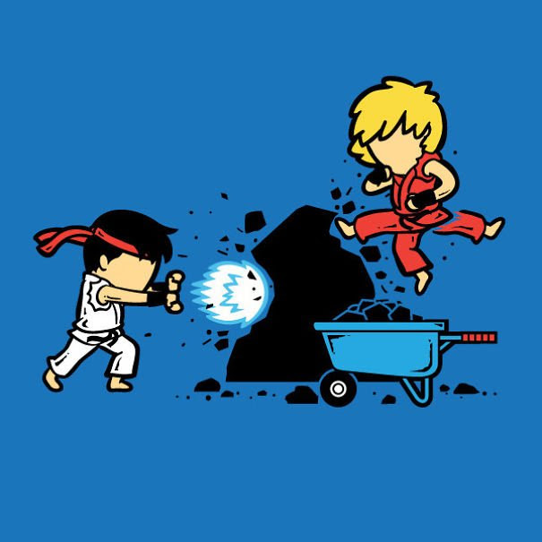 lavori part time dei personaggi di Street Fighters