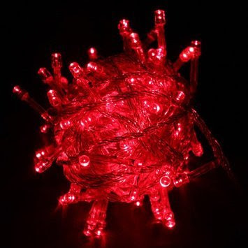 RED Linkable Led String Lights For Holiday Christmas Party Decoration (10M, 100LED) RED Linkable Led String Lights For Holiday Christmas Party Decoration (10M, 100LED)