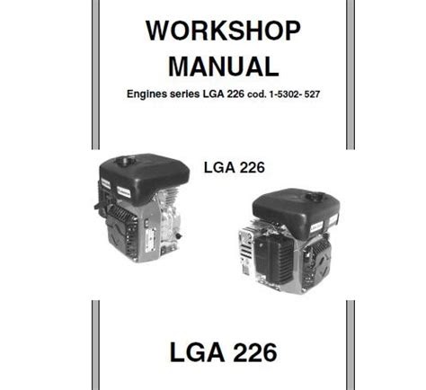 Download Lombardini Lga 226 Series Engine Full Service Repair Manual (PDF / ePub)