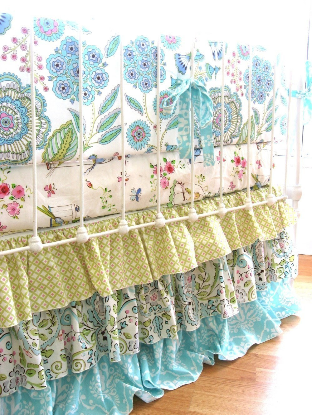 Leanika Ruffle Custom Crib Bedding 50% Deposit for by ...