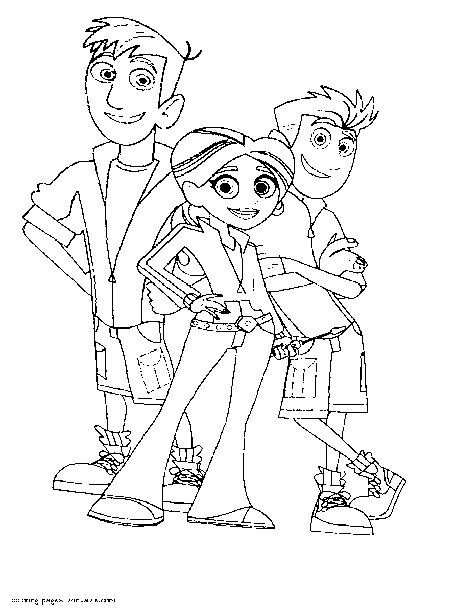 Wild Kratts Coloring Pages For Kids - Coloring Home