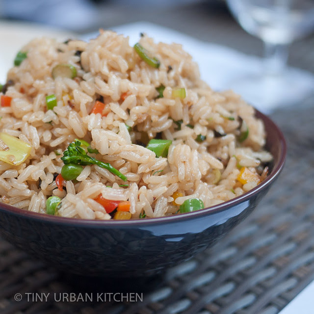 Twenty vegetable fried rice