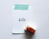 Hello Rubber Stamp - whitneyraepaper