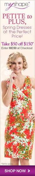 Take $50 off $150 On Spring Dresses at MyShape