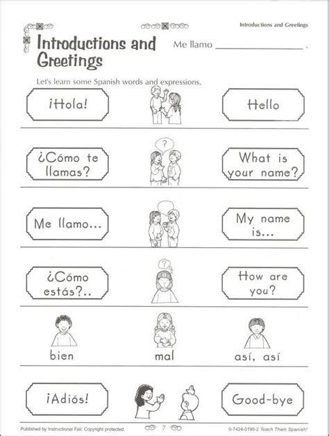  free spanish worksheets for kids spanish worksheets for kids