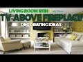 Living Room Fireplace Tv Decorating Ideas