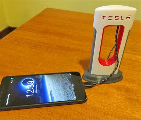 They can be charged while you're at home or on the road, using the supplied ac and car chargers. Tesla Phone Charger - Mini Tesla Supercharging Station
