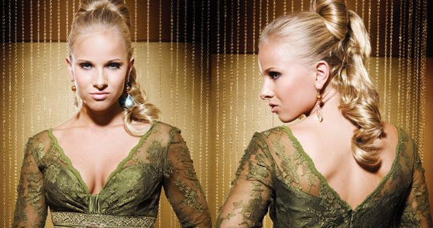 prom hairstyles for long hair ponytail. A classy prom hairstyle with