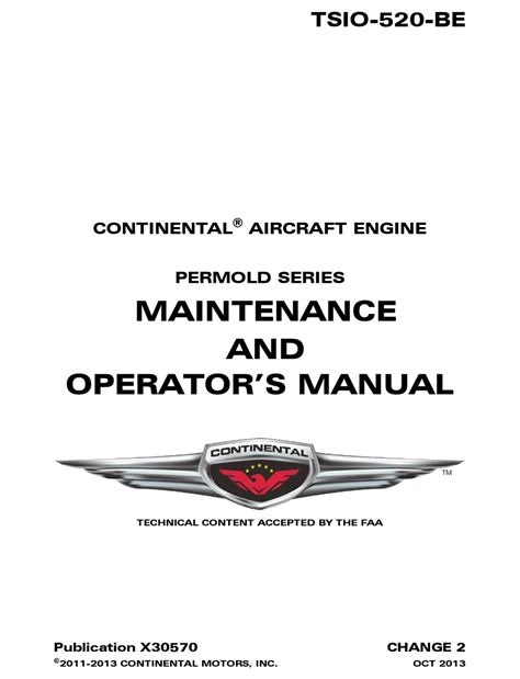 PDF Continental Motors Maintenance Manual