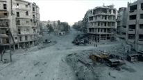 Drone footage of the devastation in Aleppo