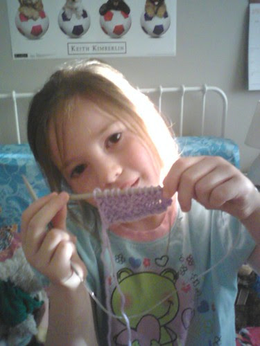 Six rows of ten stitches.