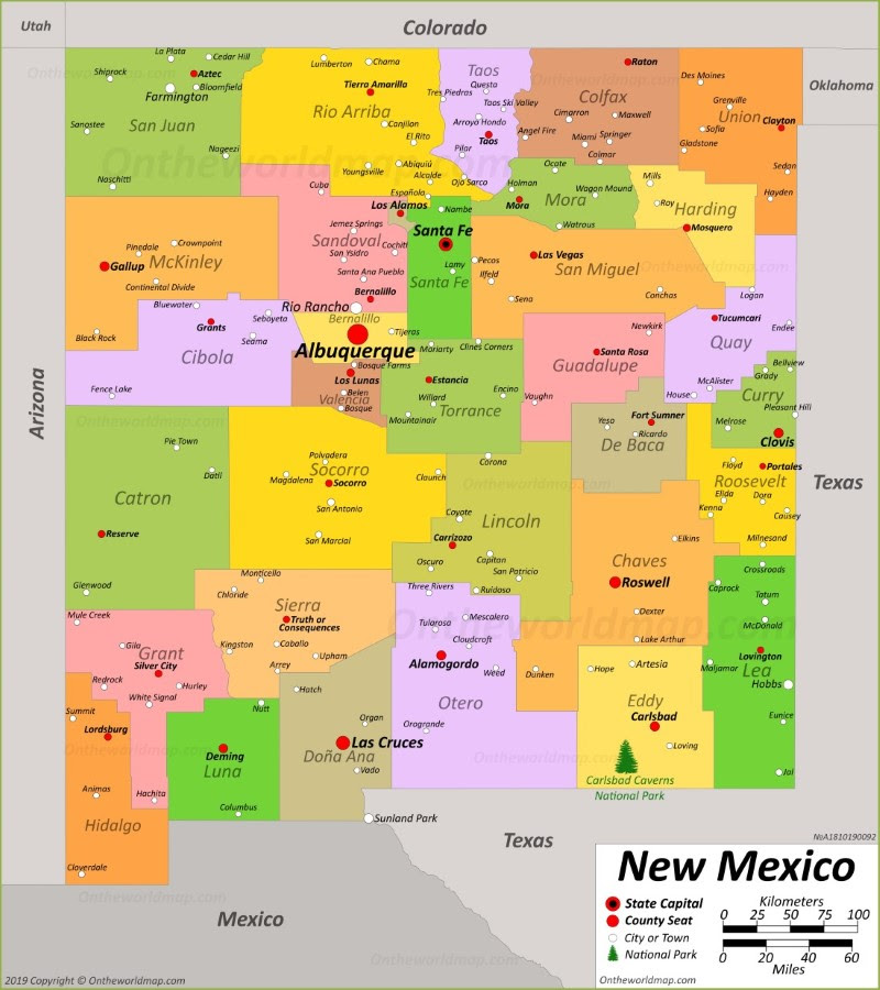 map of cities in new mexico New Mexico State Maps Usa Maps Of New Mexico Nm map of cities in new mexico