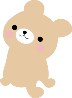 かわいいイラスト 無料イラスト フリー素材 くま２