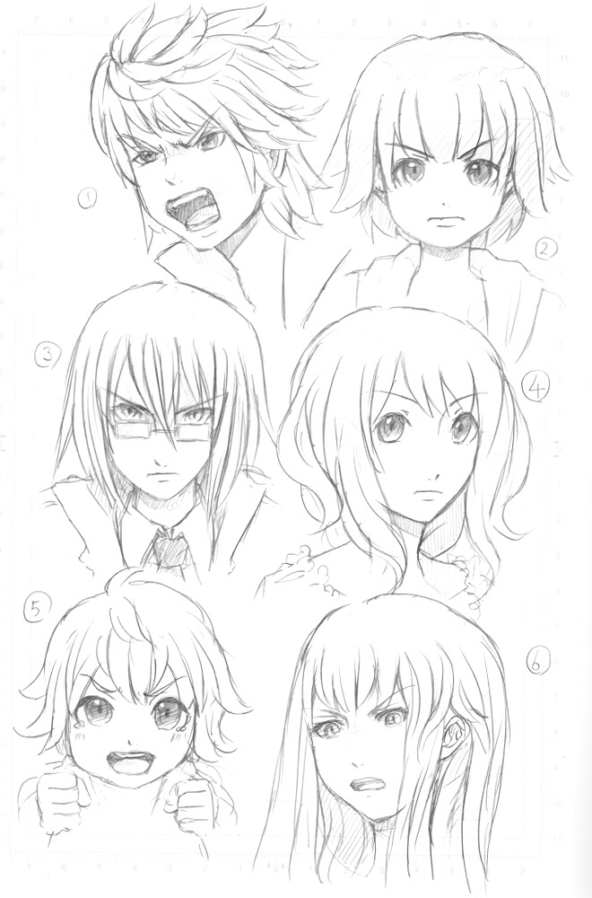 表情の練習 怒る Chii S Cake