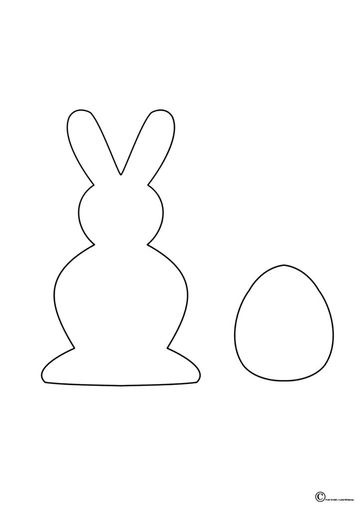 Papierhase Mit Ei Prell Bastelblog