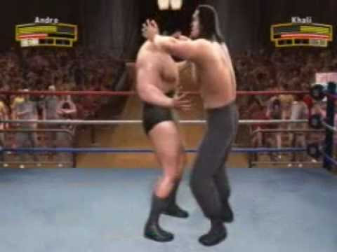 Legends of Wrestlemania - Andre The Giant vs The Great Khali - YouTube