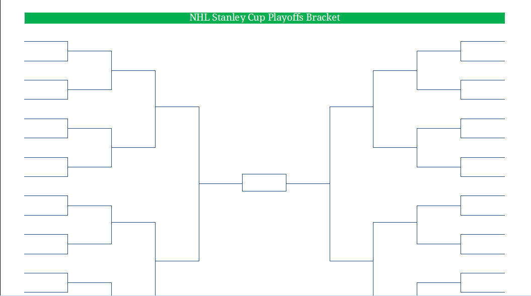 Printable Pdf Nhl Hockey Playoffs Bracket Blank Nhl Playoff Hockey Bracket