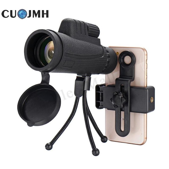 40x Zoom Monocular Mobile Phone Telescope Lense 40x60 For Iphone Huawei Xiaomi Smartphones Phone Ca