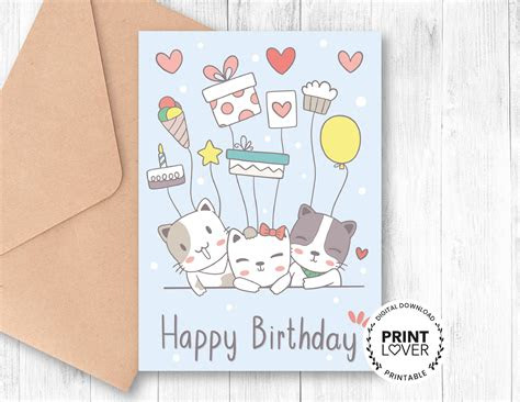 Create your own printable & online birthday cards with photos using our card maker. happy birthday card printable etsy