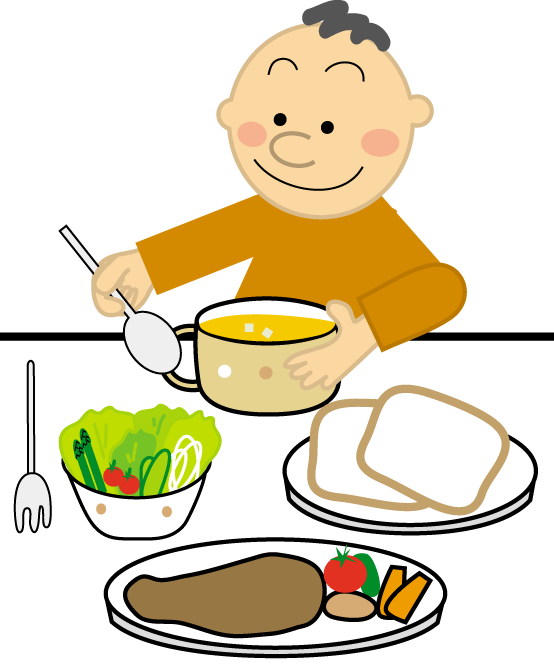 食事のイラスト 健康 医療 無料イラスト フリー素材2