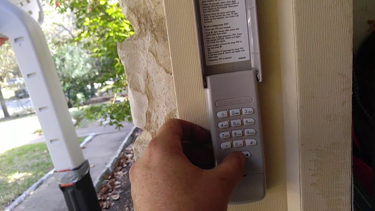 Garage Door Opener Installation Chamberlain