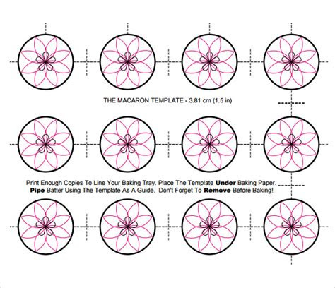  free 7 printable macaron templates in pdf psd