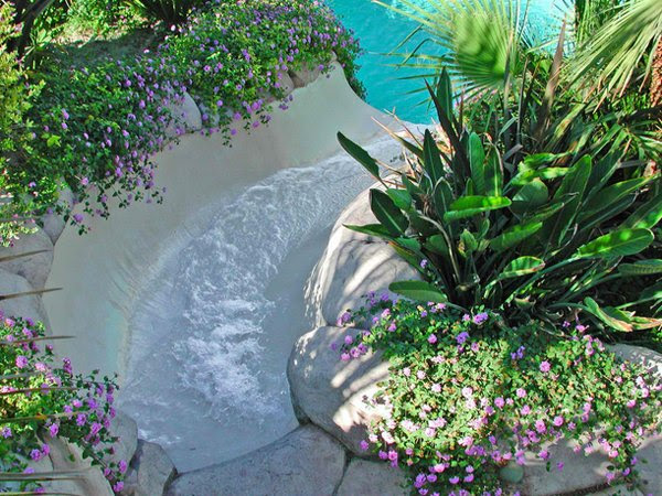 15 Gorgeous Swimming Pool Slides | Home Design Lover