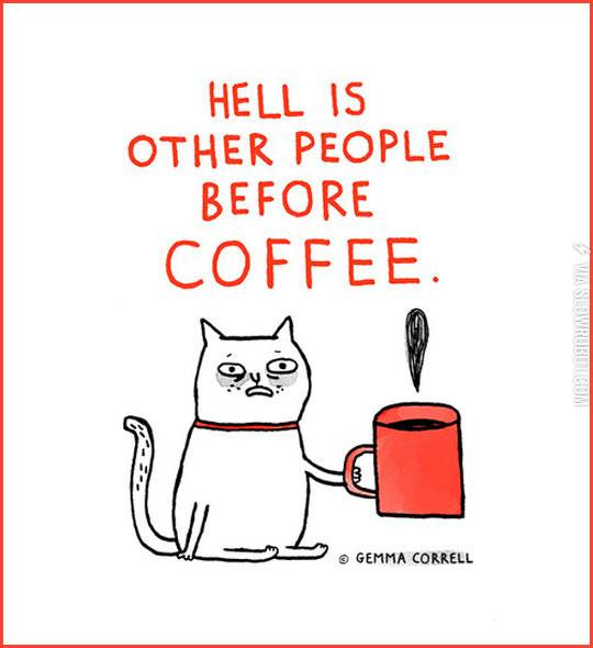 Image result for hell is other people cartoon