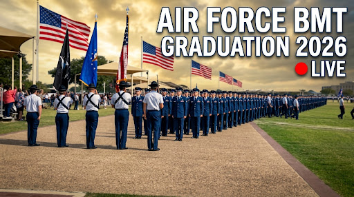 Watch Air Force BMT Graduation Parade Ceremony 2026 LIVE 🇺🇸